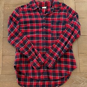EUC Plaid Hollister Button Down Flannel